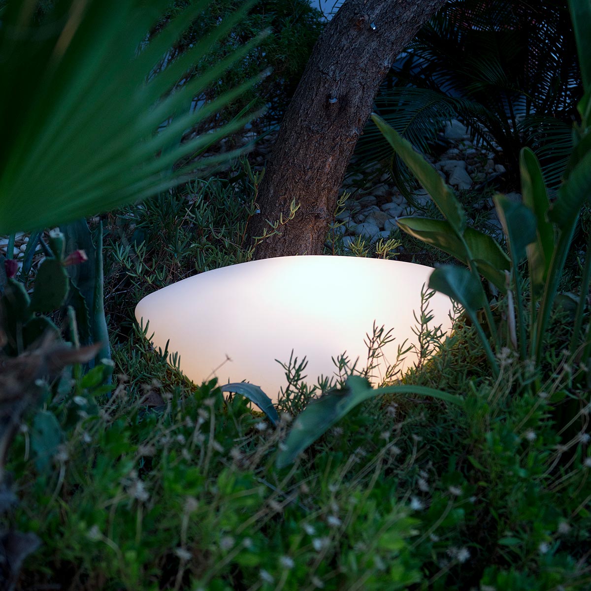 Lampe LED en forme de galets, luminaire décoratif d'extérieur