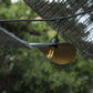 Guirlande lumineuse extérieur avec abat-jour en acier doré effet cage 10 ampoules LED E27 HAT LIGHT 6m - REDDECO.com