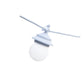 Guirlande lumineuse 10 ampoules blanches culot E27 LED blanc CHERRY W10 L10m - REDDECO.com