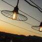 Guirlande lumineuse raccordable d'extérieur avec abat-jour en métal filaire 10 ampoules à filament douille E27 LED blanc chaud CHIC CAGE LIGHT CONNECTABLE 6m