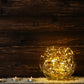 Guirlande lumineuse solaire en cuivre 400 micro LED blanc chaud SKINNY SOLAR 41.90m 8 modes - REDDECO.com