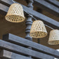 Guirlande lumineuse solaire et avec prise bambou naturel 10 abat-jour LED blanc chaud CHILL HYBRID 3.80m