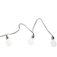 Guirlande lumineuse de jardin 10 ampoules transparentes LED blanc FANTASY COLD 7.50m - REDDECO.com