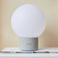 Lampe de table touch pied en béton gris LED blanc chaud/dimmable TERRA CONCRETE  H25cm