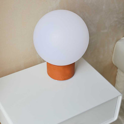 Lampe de table touch pied en terre cuite LED blanc chaud/dimmable TERRA TERRE CUITE  H25cm