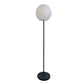 Lampadaire lumineux rechargeable pied métal design scandinave LED blanc chaud/blanc dimmable LUNY TALL H150cm