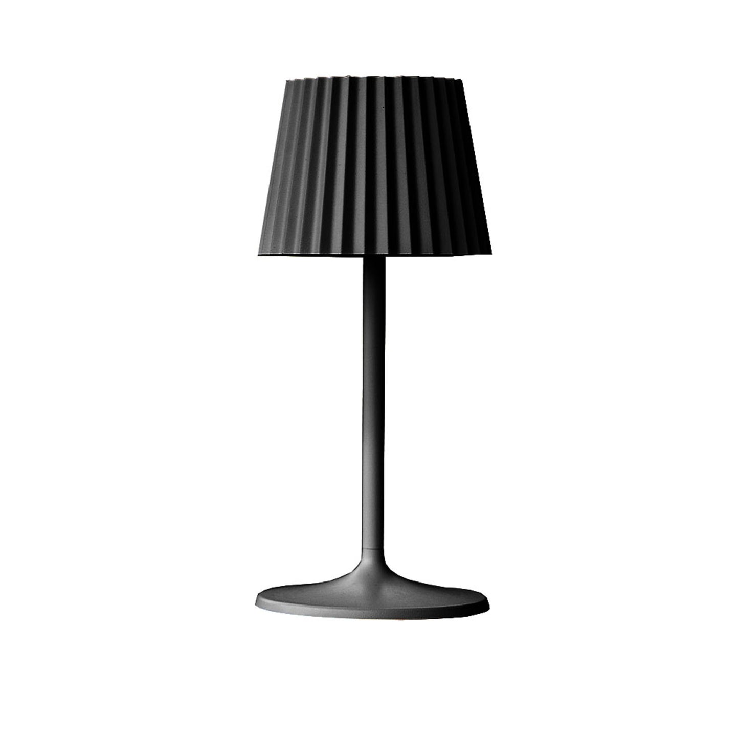 Wireless warm white LED table lamp ABBY BLACK H30cm