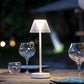 Lampe de table sans fil LED blanc chaud BEVERLY WHITE H34cm - REDDECO.com