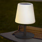 Lampe de table solaire et rechargeable LED blanc chaud/blanc dimmable STANDY TINY SOLAR H25cm