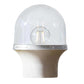 Lampe à poser design vintage sans fil dôme transparent ampoule LED filament blanc chaud LITTLE DANDY H21cm