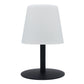 Lampe de table sans fil pied en acier noir LED blanc chaud/blanc dimmable STANDY MINI Dark H25cm - REDDECO.com
