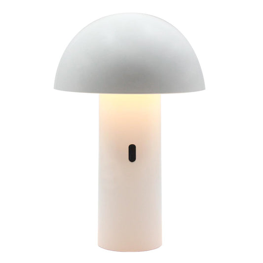 Lampe de table sans fil tête orientable LED blanc chaud TOD WHITE H28cm - REDDECO.com