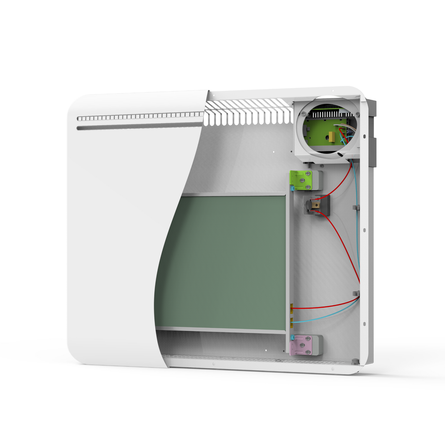 Radiateur électrique à inertie sèche CERAMIQUE écran LCD 1500W POWELL Norme NF - REDDECO.com