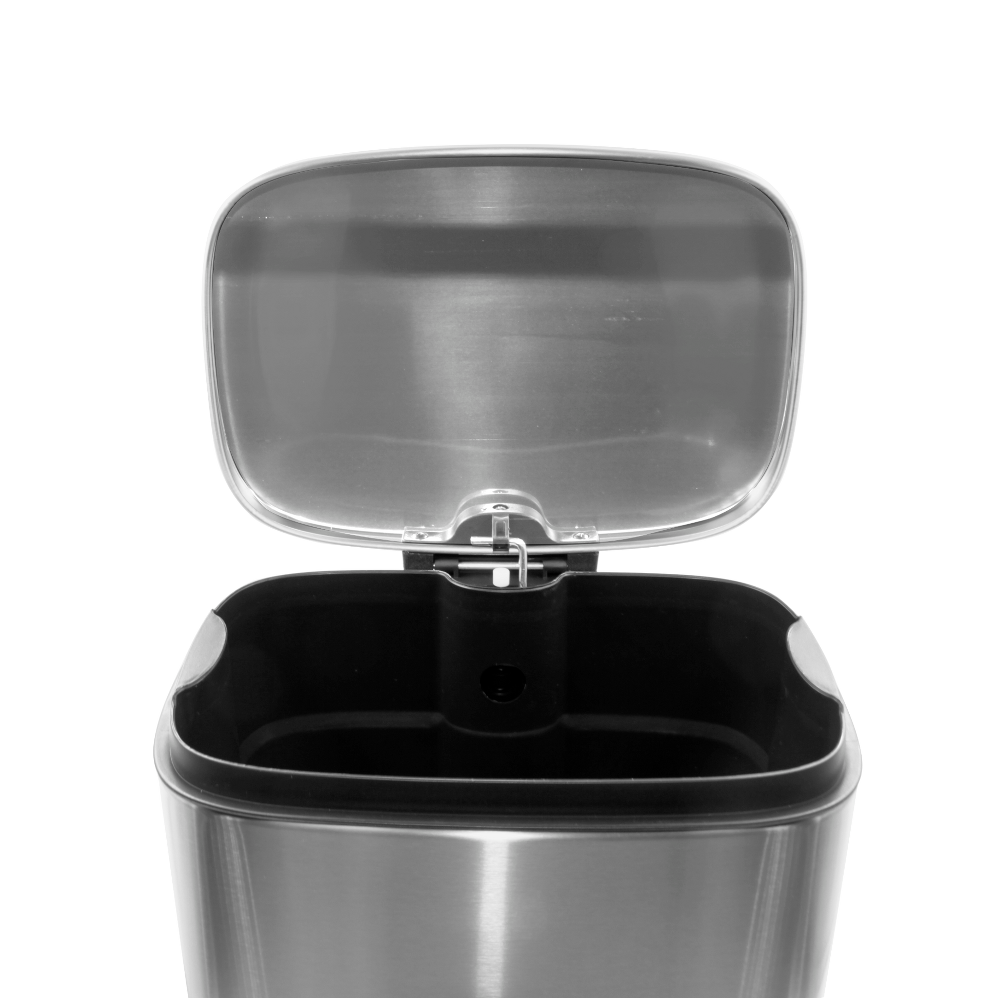 Poubelle Design pivotant Acier 50 litres-Dimension (L*P*H) cm  :53*44*108-Poids