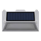 Projecteur solaire applique mural eclairage puissant LED blanc POLY H17cm avec double détecteur de mouvement 2 modes - REDDECO.com