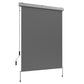 Store enrouleur vertical d'extérieur avec coffre AUSTIN 120 x 250 cm gris - REDDECO.com