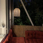 Suspension solaire bohème naturel style vannerie tressée LED blanc chaud KO SAMUY H46cm - REDDECO.com