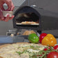 PINATUBO Gas-Outdoor-Pizzaofen aus Edelstahl mit Schaufel und Pizzastein