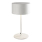 Lampe de table sans fil en aluminium blanc LED blanc chaud MALLY H20cm - REDDECO.com