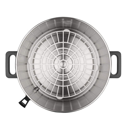 SEQUOIA 32 Liter 2100 W elektrischer Sterilisator aus Edelstahl mit einstellbarer Temperatur und Timer