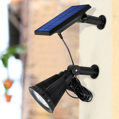 Solarstrahler 2 in 1 zum Kleben oder Befestigen dimmbarer weißer LED SPIKY AWAY B34 H42cm