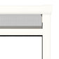 Moustiquaire fenêtre enroulable recoupable en aluminium blanc - PREMIUM - L125xH150 cm